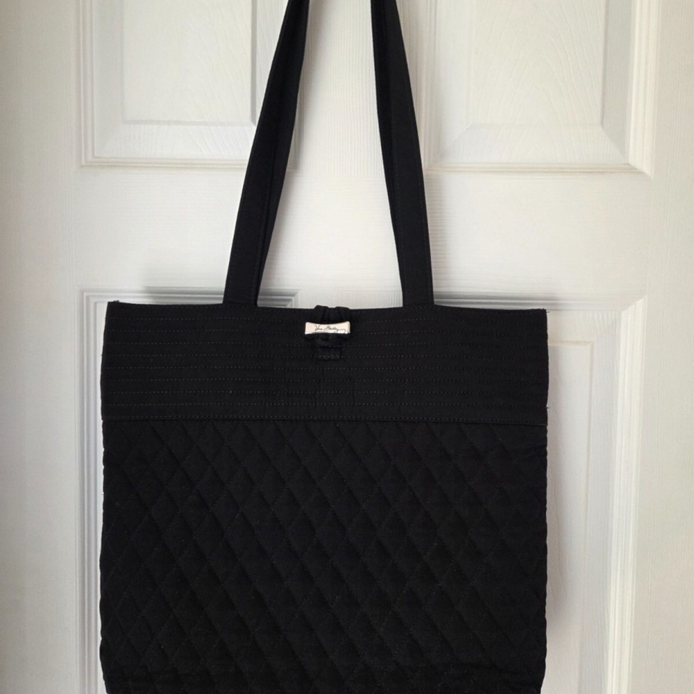 Vera Bradley Black Quilted Tote